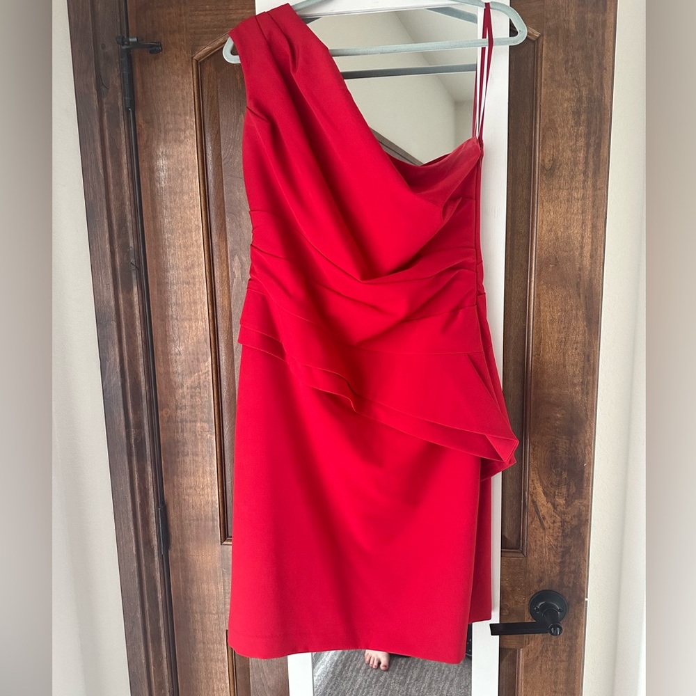 Ralph Lauren red cocktail dress